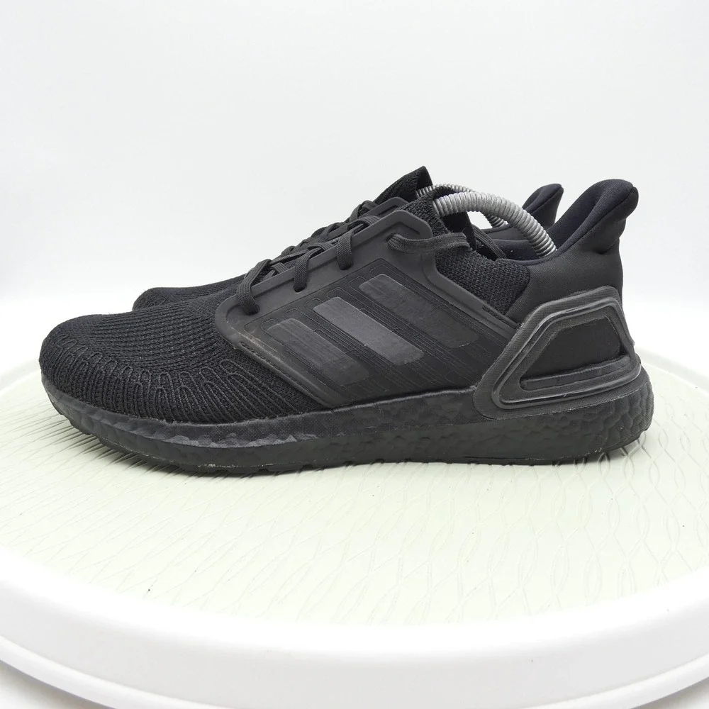 Adidas Ultraboost 20 Triple Black Mens Running Shoes EG0691 Size 10.5